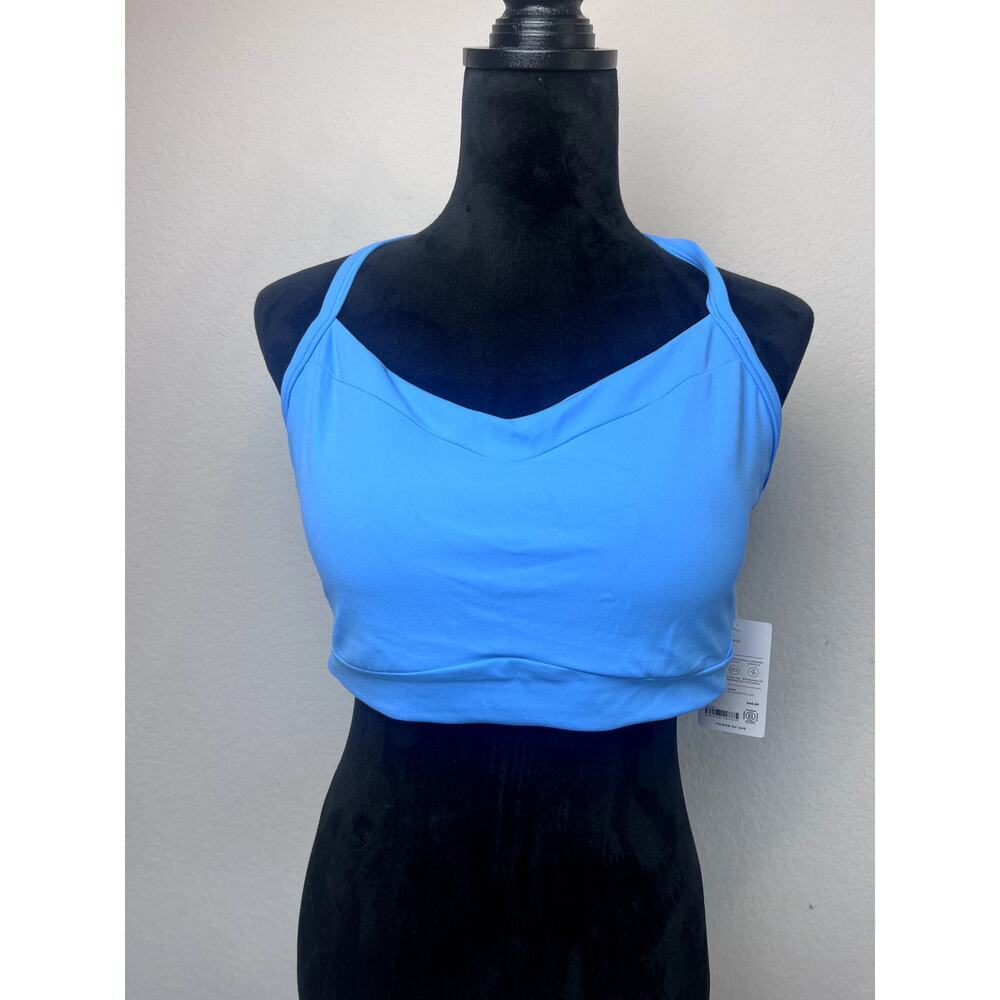 NWT Athleta Vital Blue Compression Support Bra XL D-DD